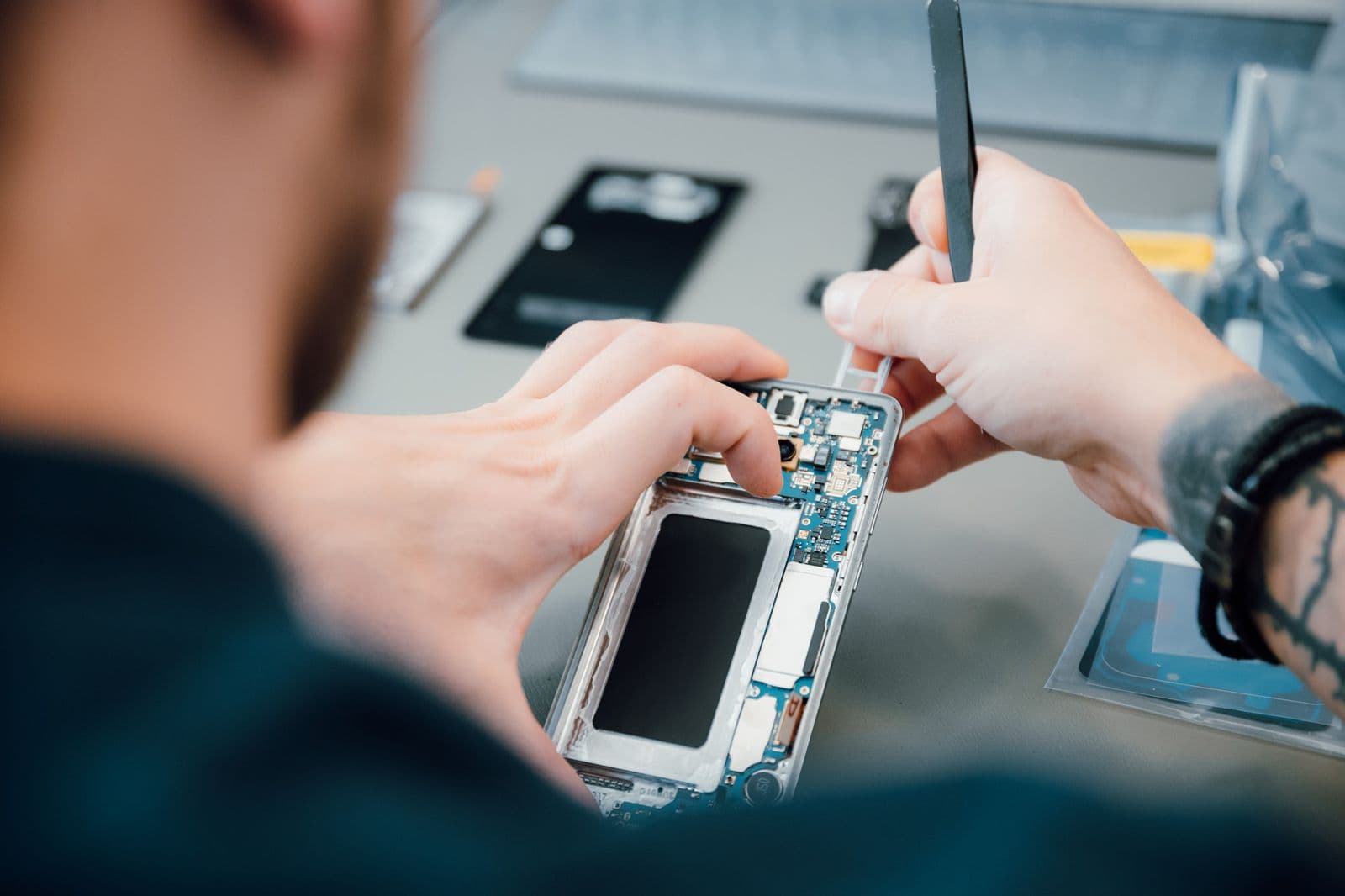 Reparatur in der KAVITS-Werkstatt